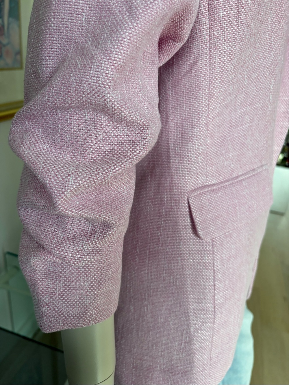ESQUALO Light Pink Tailored Blazer - Picture 3 of 4
